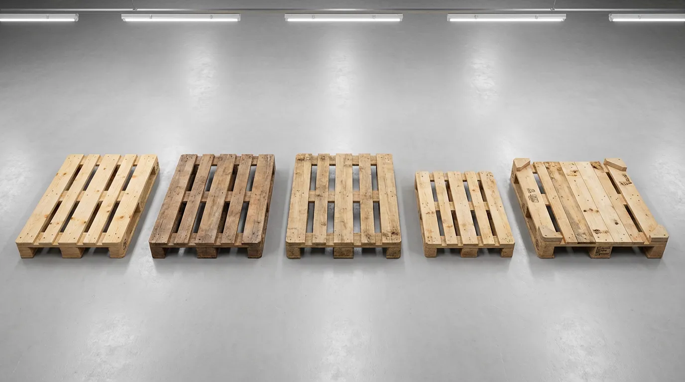 Pallet types in European transport